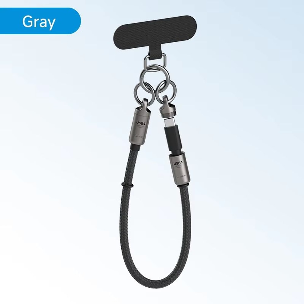 Hagibis Short USB4 Portable Keychain Cable CtoC 240W 80Gbps For Thunderbolt 45 IPhone 16 Pro 8