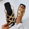 Women Solid Color Woven Sandals Soft Sole Casual Slides 8