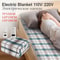 Electric Blanket With Thermostat Thicker Heated Bed Pad For Winter 3 Sizes Double Body Warmer 0