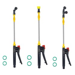 retractable stainless steel watering wand – adjustable sprayer extension rod for garden, trees, and hanging plants