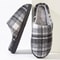 Mens House Slippers Plaid Memory Foam Warm Furry Indoor Bedroom Shoes 7