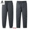 Mens Winter Down Cotton Pants Waterproof Warm Thickened Outdoor Ski Joggers With Zipper Pockets 2