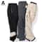 Mens Winter Down Cotton Pants Waterproof Warm Thickened Outdoor Ski Joggers With Zipper Pockets 5