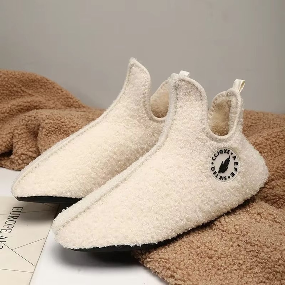 Winter Warm Cotton Slippers Non Slip Indoor House Shoes For Men And Women Soft Comfortable Home Fl 7