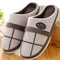 Mens Winter Plaid House Slippers Warm Plush Indoor Shoes With Soft Memory Foam And Non Slip SoleKe 6