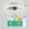 LED Ceiling Fan With Remote Control Silent Smart Ceiling Light Fan For Bedroom And Living Room Dec 5