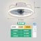 LED Ceiling Fan With Remote Control Silent Smart Ceiling Light Fan For Bedroom And Living Room Dec 7