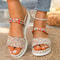 BohoWaves ColorPop Woven Wedge Sandals Plus Size Friendly 0