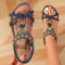 Bohemian Style Summer Sandals For Women Soft Bottom Low Heel NonSlip Comfortable Shoes 4