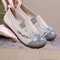 Breathable Summer Women Mesh Flat Shoes Soft Sole Anti Slip Embroidered Casual Loafers 2
