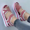 Summer Wedge Sandals For Women Outdoor Walking Beach Party Comfortable Platform Shoes 1