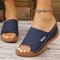 Women Luxury Wedge Sandals Summer Heeled Open Toe Slip On Casual Shoes 10