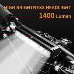 bicycle light 8000mah usb rechargeable waterproof led bike headlight for road and mtb cycling