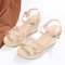 Women Summer Wedge Sandals Waterproof Platform Thick Sole Roman Style Shoes 5