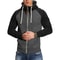 Mens High Neck Zipper Hoodie Long Sleeve Pullover Sweatshirt Jacket 4