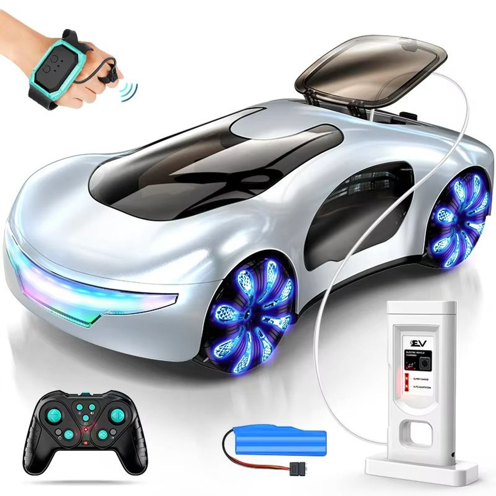 Pink MotionMaster Gesture Sensing RC Stunt Car  Remote Control Stunt Toy For Girls 9