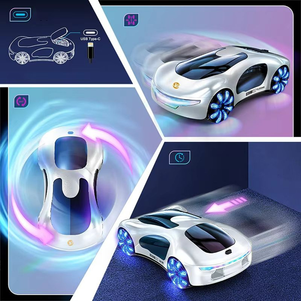 Pink MotionMaster Gesture Sensing RC Stunt Car  Remote Control Stunt Toy For Girls 2