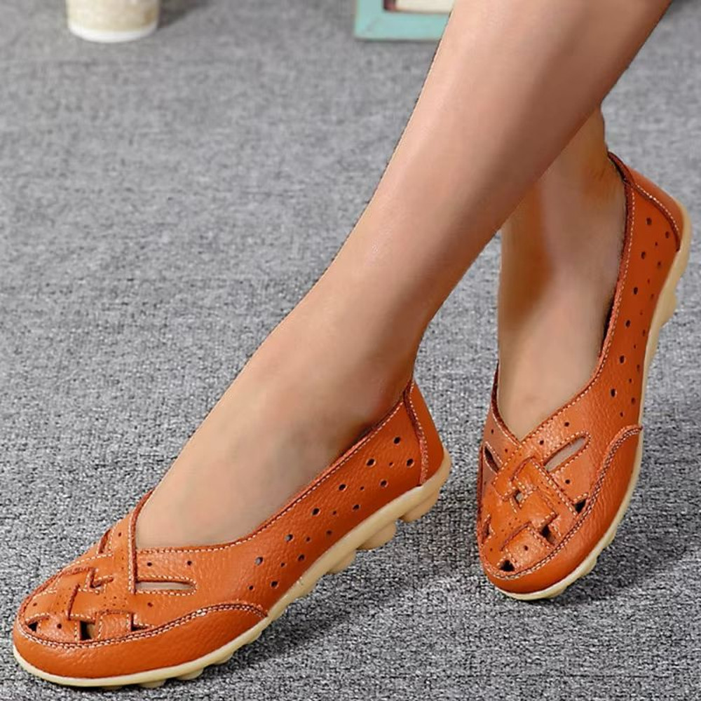 Everyday Comfort Soft Leather Flats Elegant SlipOn Moccasins 3