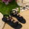 Boho Bliss RoundToe Flat Sandals Casual Summer Bohemian Sandals 4