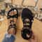 Boho Bliss RoundToe Flat Sandals Casual Summer Bohemian Sandals 5