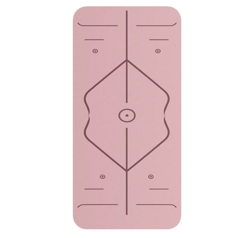 EcoGrip 6mm TPE Yoga Mat Cushioned Non Slip Exercise Mat 183 X 60 Cm 4