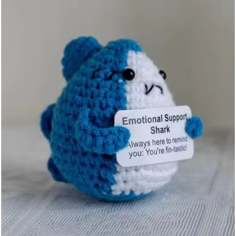 Cozy Pocket Hug Mini Wool Doll Positive Energy Handmade Plush 8