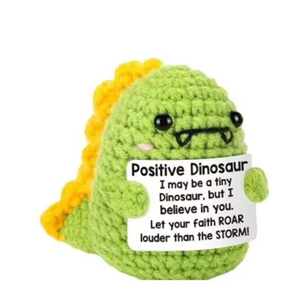 Cozy Pocket Hug Mini Wool Doll Positive Energy Handmade Plush 11