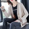 SoftSpring Loose VNeck Button Cardigan KoreanStyle LongSleeve Knit 3