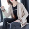 SoftSpring Loose VNeck Button Cardigan KoreanStyle LongSleeve Knit 8