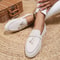 Everyday Comfort Retro SoftLeather SlipOn Flats 0