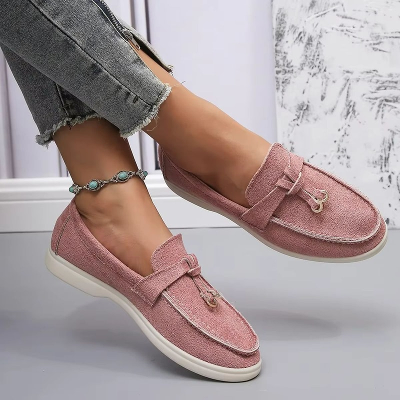 Everyday Comfort Retro SoftLeather SlipOn Flats 1
