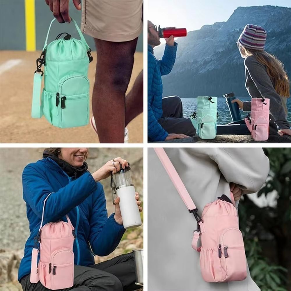 Insulated Crossbody Water Bottle Sling Bag With Phone Pocket 5