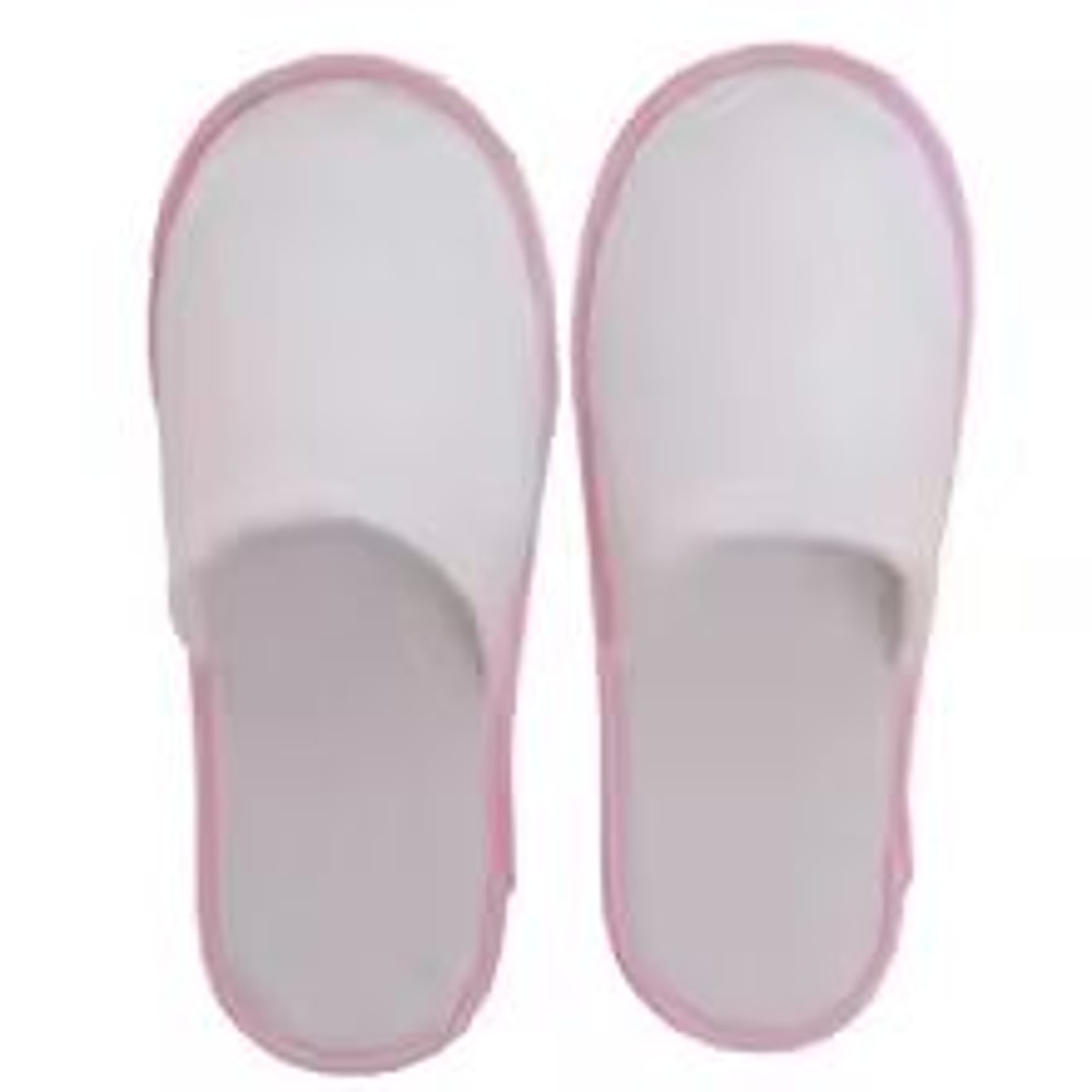 10Pair Velvet Disposable Hotel Slippers Comfortable Cotton Guest Travel Slides 3