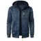 Mens Sports Fitness Hooded Cardigan ZipUp Sweatshirt Baseball Jacket 1