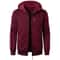 Mens Sports Fitness Hooded Cardigan ZipUp Sweatshirt Baseball Jacket 2
