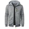 Mens Sports Fitness Hooded Cardigan ZipUp Sweatshirt Baseball Jacket 4