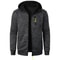 Mens Sports Fitness Hooded Cardigan ZipUp Sweatshirt Baseball Jacket 6