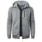 Mens Sports Fitness Hooded Cardigan ZipUp Sweatshirt Baseball Jacket 8