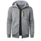 Mens Sports Fitness Hooded Cardigan ZipUp Sweatshirt Baseball Jacket 8