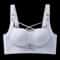 Plus Size Wireless Push Up Bra Criss Cross Seamless Full Coverage Lingerie 4