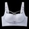 Plus Size Wireless Push Up Bra Criss Cross Seamless Full Coverage Lingerie 4