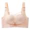 Plus Size Wireless Push Up Bra Criss Cross Seamless Full Coverage Lingerie 7