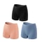 3 Pack Women Seamless Boyshort Panties Low Rise Breathable Underwear 17