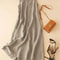 ZANZEA BreezeFlow Womens Summer Sleeveless Dress VNeck Casual Loose Sundress With Vintage Charm 13
