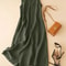ZANZEA BreezeFlow Womens Summer Sleeveless Dress VNeck Casual Loose Sundress With Vintage Charm 9