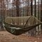 Outdoor Camping Hammock with Mosquito Net Parachute Fabric Hanging Bed 250x120cm