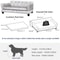 Heavy Duty Pet Sofa Large Raised Dog Bed Cushioned Cat Couch Lounge 9