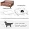 Heavy Duty Pet Sofa Large Raised Dog Bed Cushioned Cat Couch Lounge 7