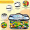 Transparent Mesh Zipper Toy Storage Bag Large Capacity Organizer For Blocks And Puzzles 3