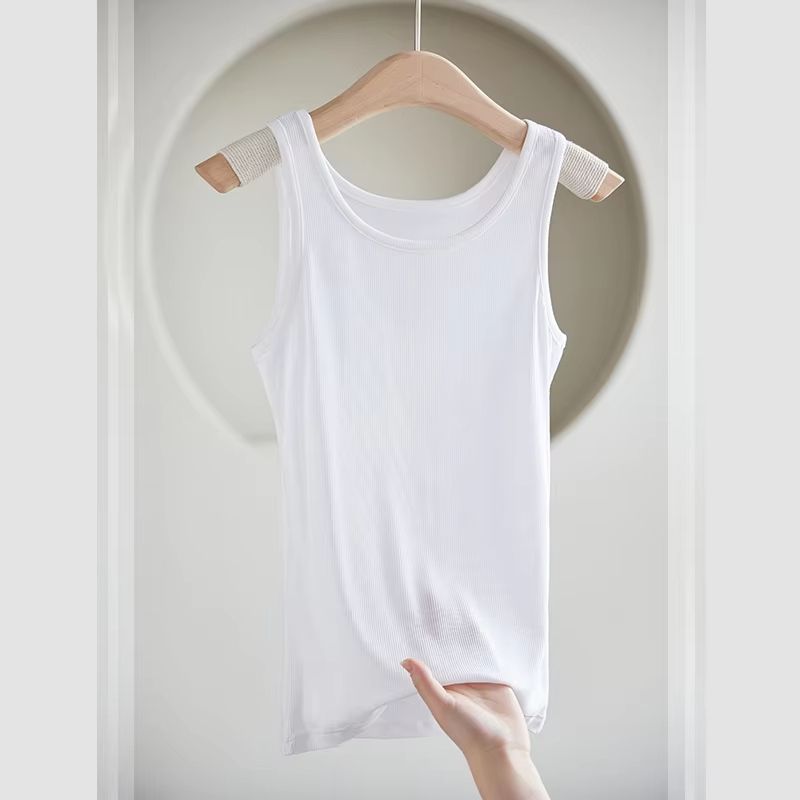 Women Seamless Slimming Sleeveless Vest Summer Thin Inner Top 6